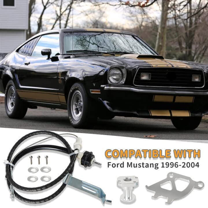 Clutch Cable Quadrant Firewall Adjuster Kit for Ford Mustang 1979-1995 Adjustabl
