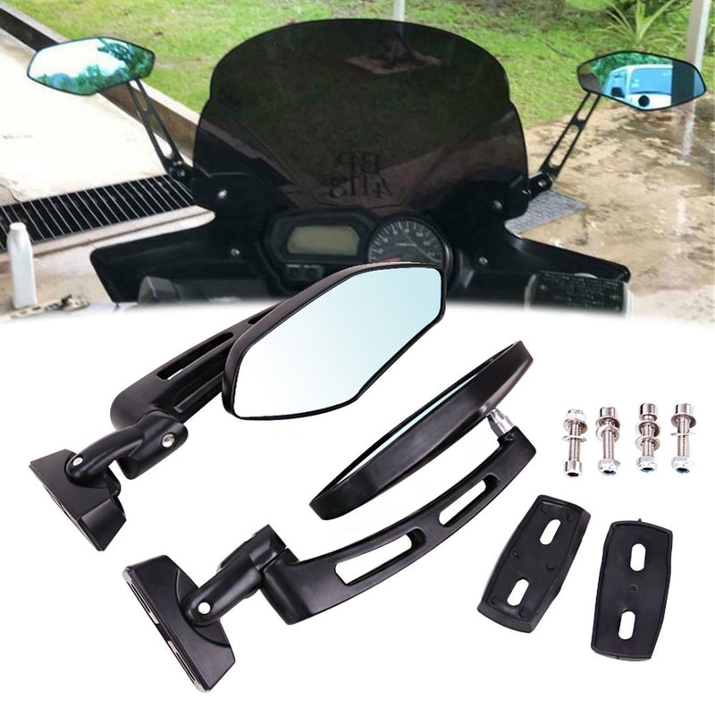 Pair Racing Rearview Side Mirrors Fit for Yamaha FZR YZF 600 600R R1 R6 R6S