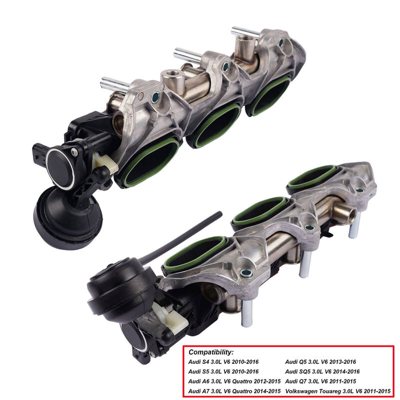 06E133109AF Intake Manifold Pair L+R for Audi S4 S5 A6 A7 Q5 Q7