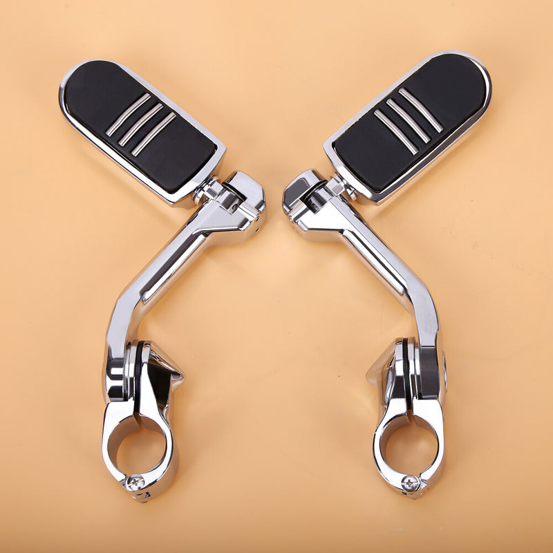 Motorcycle Highway Foot Pegs Pedal Rest 1-1/4" Crash Bar for Harley Sportster