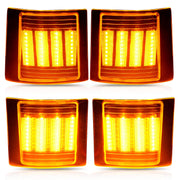 DURAFORCE Sequential Corner Side Marker Lights for Chevy C/K 1500 2500 3500 94-98 Set