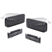 DURAFORCE Smoke Bumper Turn Signal Side Marker Lights for Chevrolet Camaro 1985-1992