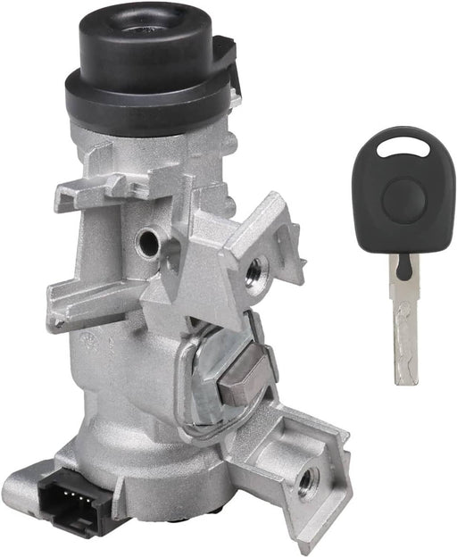 DURAFORCE Ignition Switch Lock Cylinder Key for VW Golf Jetta Rabbit Audi 2006-2011