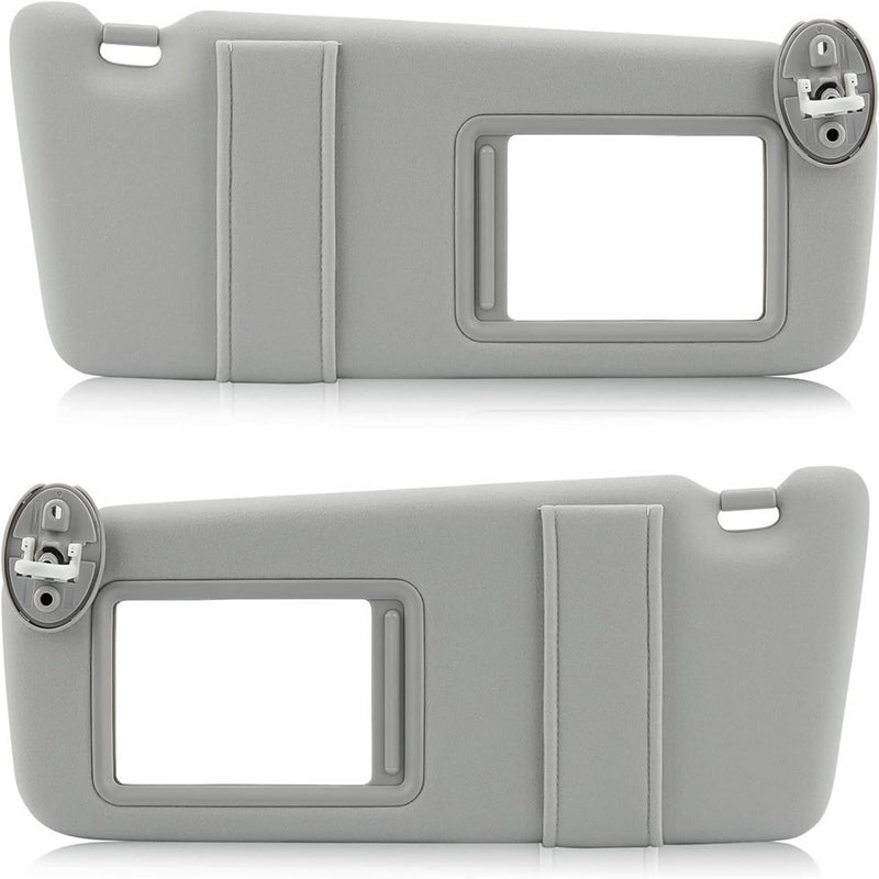 Sun Visor Pair Gray with Sunroof for Toyota Venza 2009-2016 74320-0T022-B1