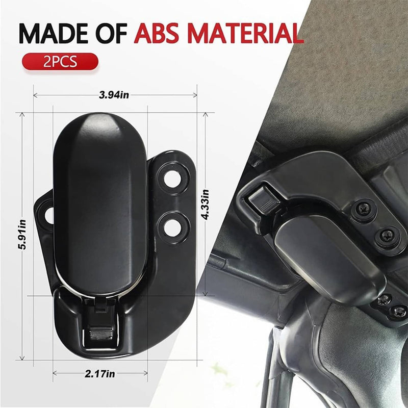 Soft Top Convertible Roof Latch Lock Set Left & Right for Mazda Miata 1990-2003