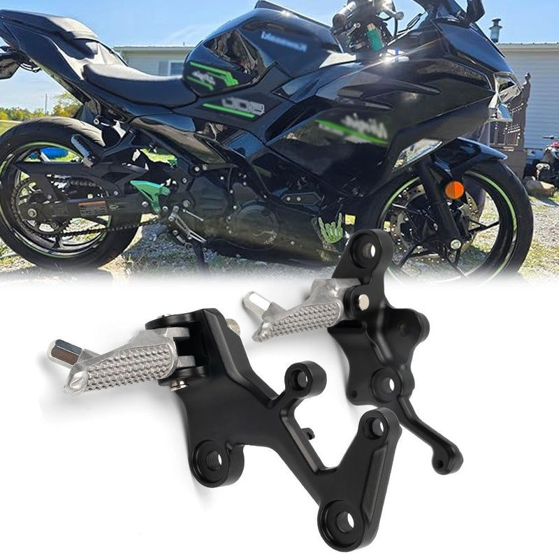 Rider Driver Footpegs Bracket for Kawasaki Ninja 400 2018-2024 Z400 2019-24