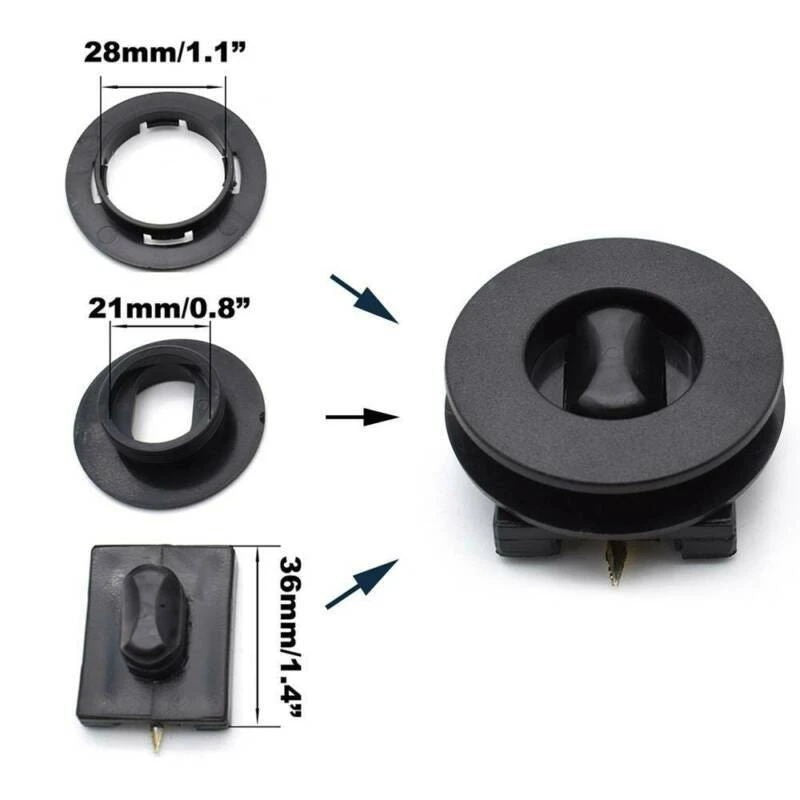 Universal Car Carpet Clip Clamps Fixing Grips Floor Mat Fastener Holders Sleeves