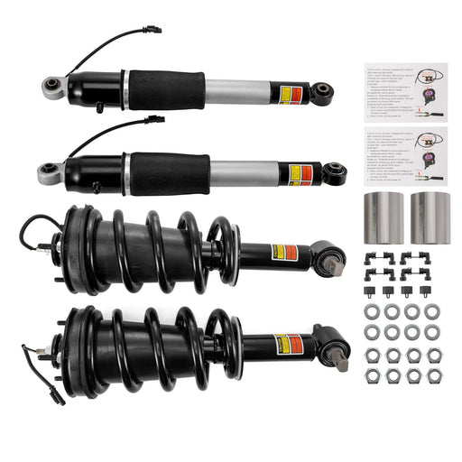 DURAFORCE Front & Rear Air Shocks Struts Magnetic Ride for GMC Yukon XL 2015-2020