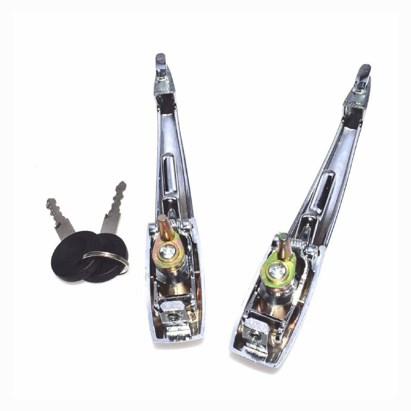 Outer Door Handles With Matched Keys Fits VW Type1 Bug 113898205M 1968-79 Pair