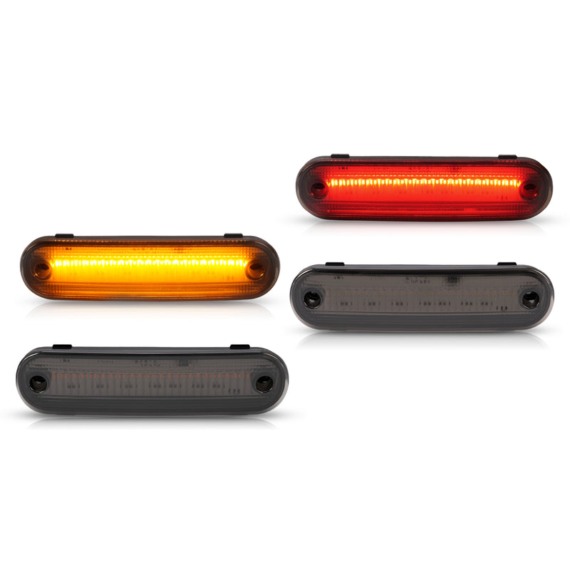 LED Side Marker Light Smoked Lens Front Rear for Mazda MX-5 Miata 1990-2005 4X