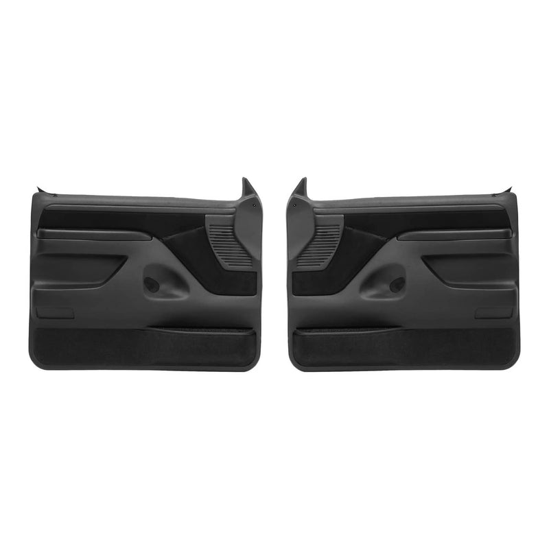 DURAFORCE Inner Door Panels for Ford F150 F250 F350 1992-97 Bronco 1992-96 Black Pair