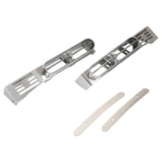 DURAFORCE Silver Front Fender Light Bracket Double JJ Blinker Bar for Peterbilt 389 388