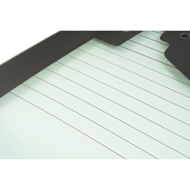 DURAFORCE Rear Back Heated Window Tempered Glass Light Green for Jeep Wrangler JK 2011-17