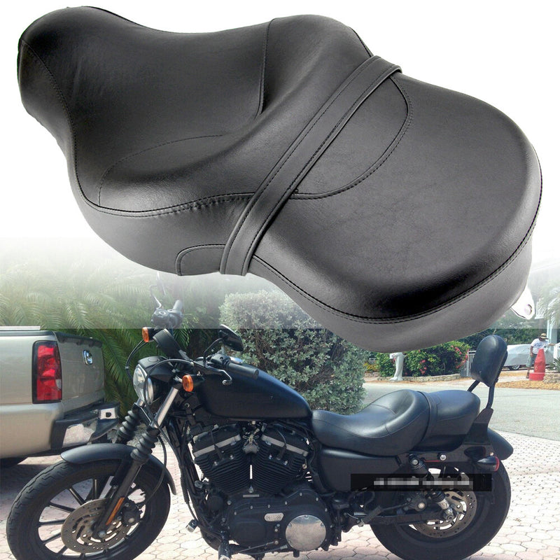 Driver Passenger Two-Up Seat for Harley Sportster XL Iron 883 1200 Custom