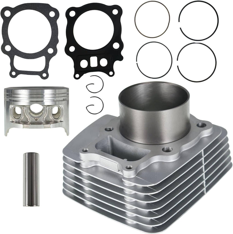 Cylinder Piston Gaskets Top End Rebuild Kit for Honda Rancher TRX350 2000-2006