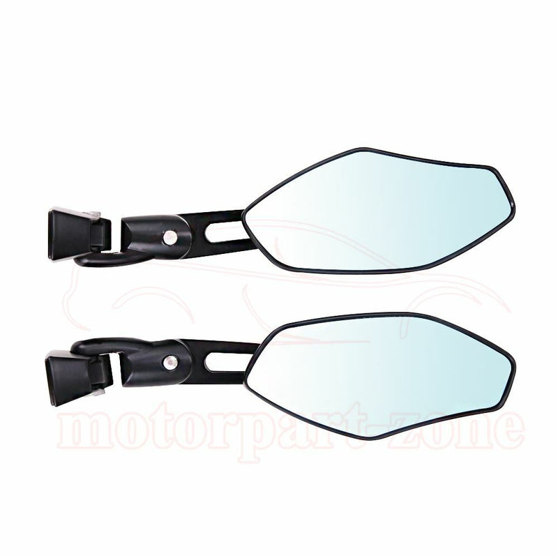 Motorcycle Racing Rearview Mirrors for Suzuki Hayabusa Honda CBR Black 6mm Sport