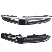 DURAFORCE Front Bumper Chrome Grille Grill Assembly for 2006-2007 for Honda Accord