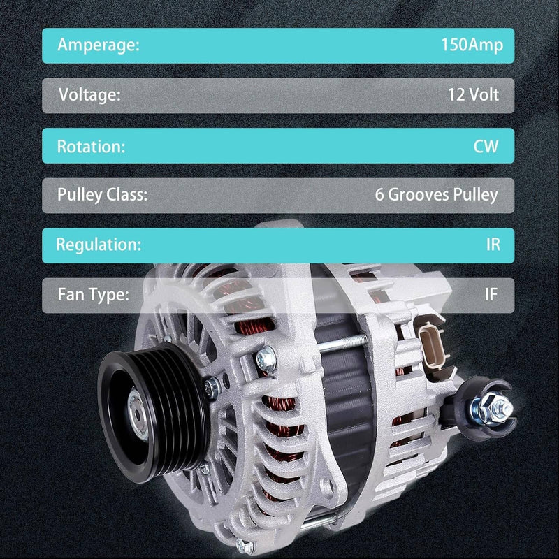 Alternator for Ford Edge 2007-2014 Taurus 2008-2012 Lincoln MKZ 3.5L