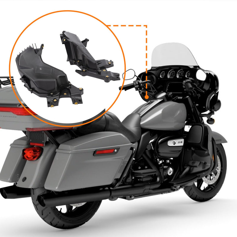 Fairing Storage Glove Box for Harley Road Glide Models 2015 2016-2024 Black