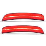 DURAFORCE Clear LED Rear Red Side Marker Lights Lamps for Chrysler 300 300C 300S 2015-2023
