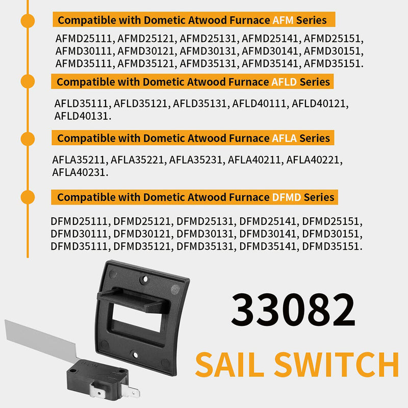 Sail Switch Bracket Upgrade Kit for Dometic for Atwood RV Furnace 33082