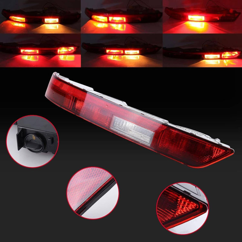 Lower Tail Fog Brake Lamp Left Driver Rear Bumper Light for Audi Q5 18-21