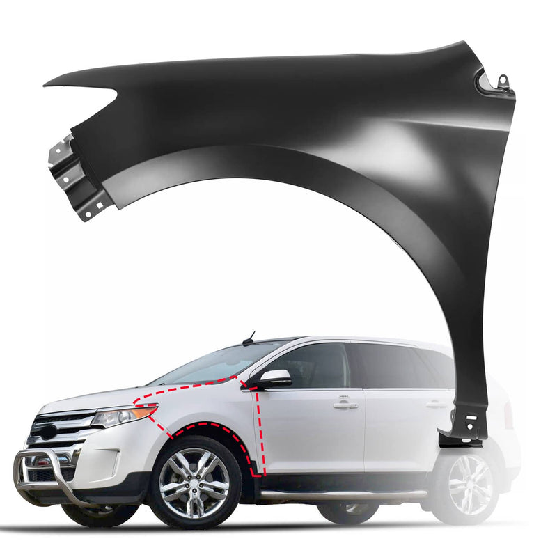 DURAFORCE Fender for Ford Edge Limited SE SEL Sport 2011-2014 Front Driver Left Side Steel