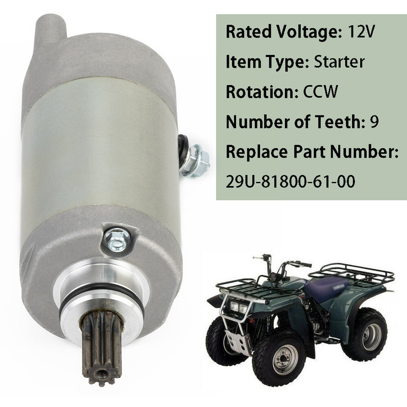 Starter for Yamaha Timberwolf YFB250 ATV 1992-2000 SM13445 SM2241