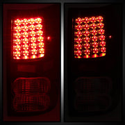 DURAFORCE Full LED Tail Lights Left+Right Black for Toyota Tundra 2007-2013 Pair Set