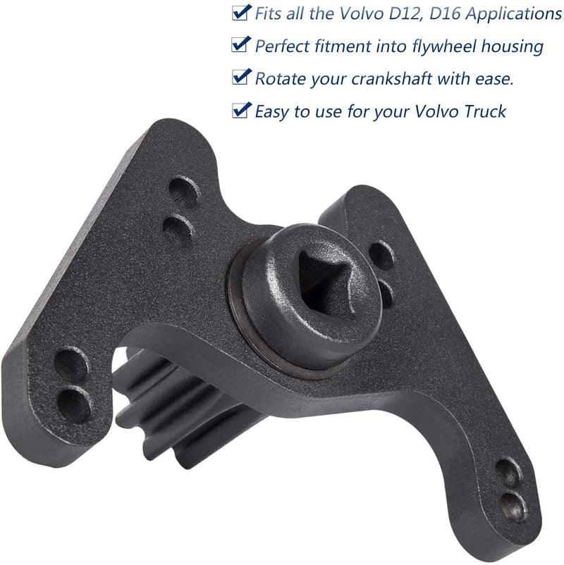 Crank/Flywheel Tool for Volvo D12 D16 Engines 1998-2007 Alt. 9996956 9996620