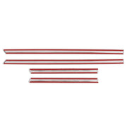 DURAFORCE Side Door Molding Trim Cover Kit for Jeep Grand Cherokee 2011-2013 Chrome