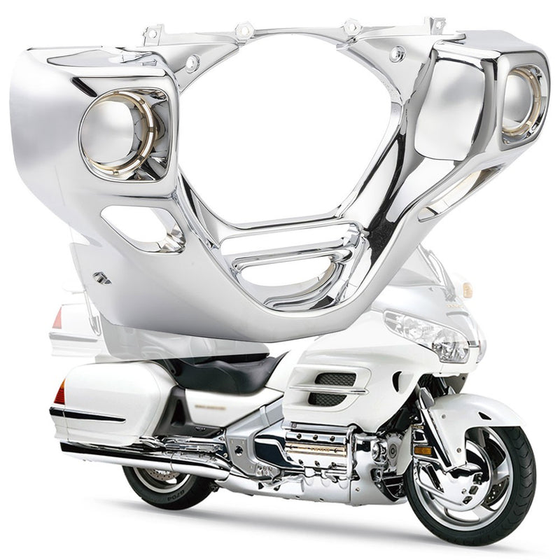 Chrome Engine Front Cowl Cover Fairing for Honda Goldwing 1800 GL1800 2001-2011