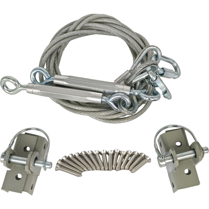 Conversion Cable Kit for Toy Hauler Patio Door for RV Rear Ramp Door 109 Inch