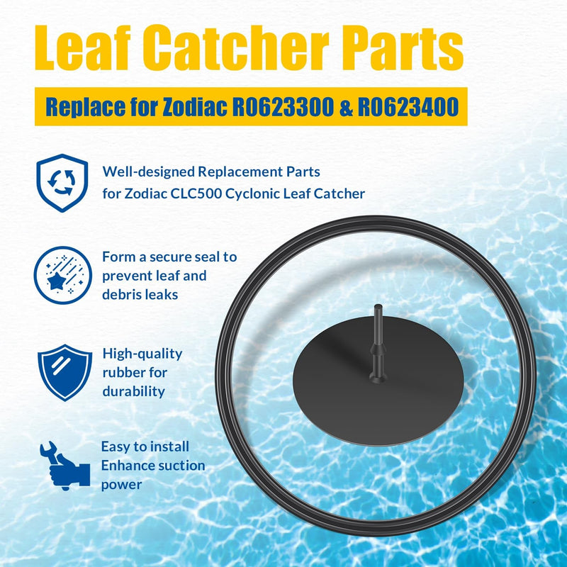 R0623300 O-Ring Seal & R0623400 Relief Valve for Zodiac CLC500 Leaf Catcher