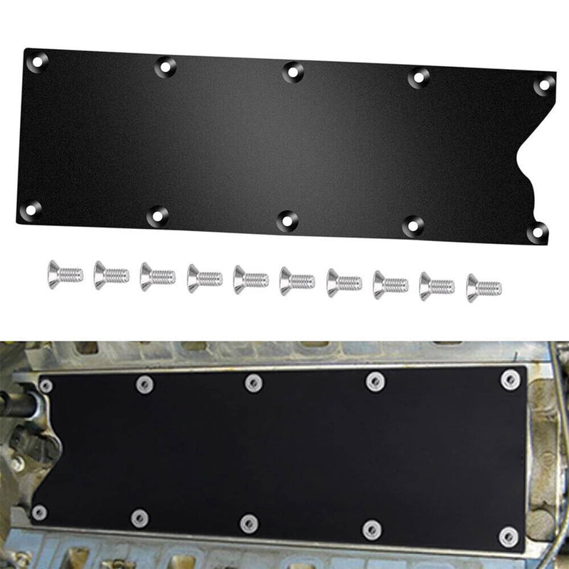 LS1 LS2 LS3 LS7 Valley Pan Cover Plate for LS Gen 3 Billet Knock Sensor Delete