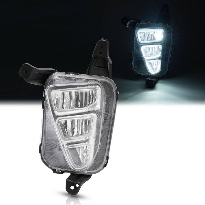 DURAFORCE 92201D5000 LED Fog Light Lamp for Kia Optima 2016-2018 Front Left Driver Side
