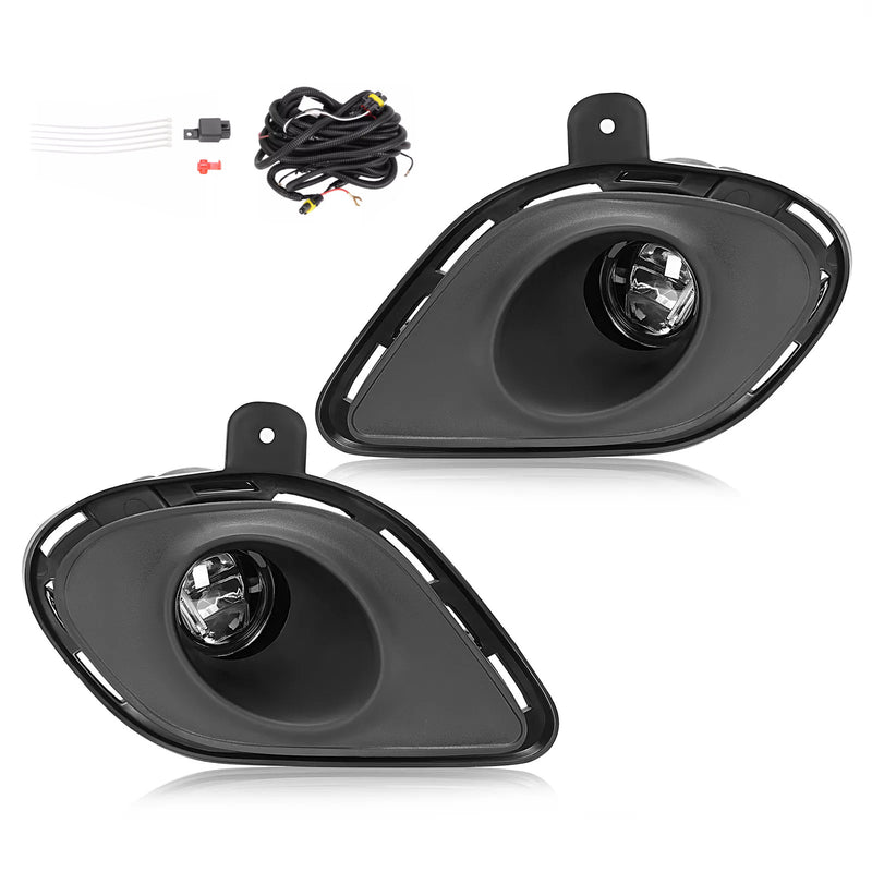 LED Fog Lights Driving Lamp for Dodge Charger SRT 2015-2023 Bracket Wiring Set