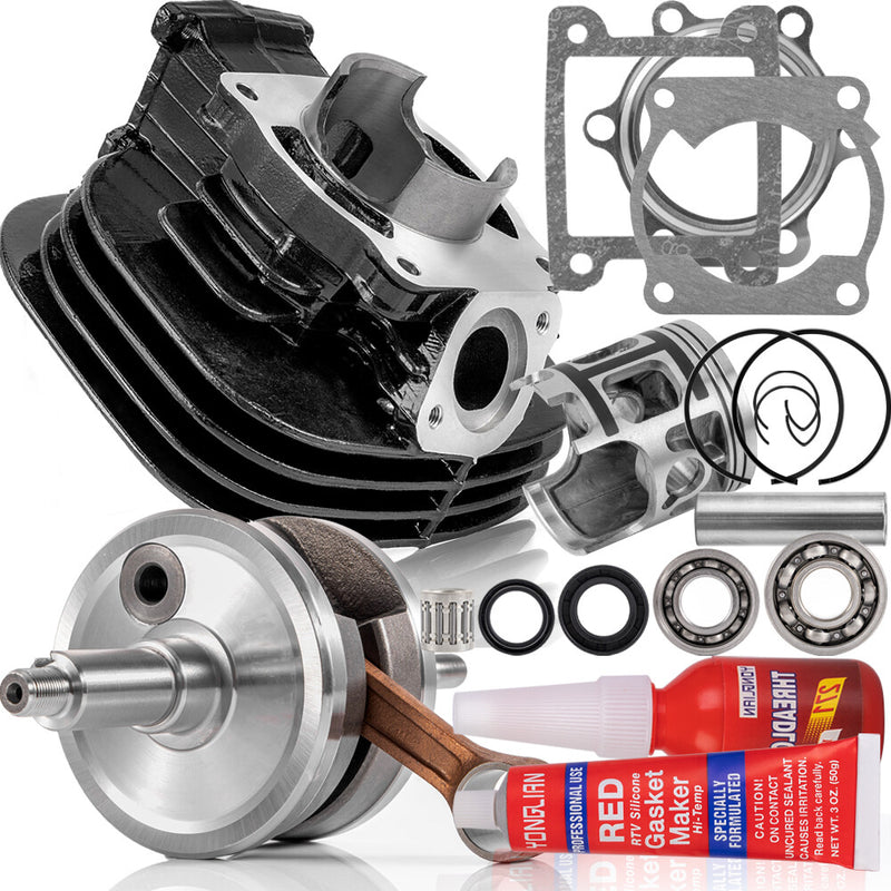 Cylinder Piston Crank Motor Rebuild Gasket Kit for Yamaha Blaster 200 1988-06