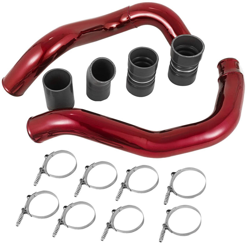 Turbo Intercooler Pipe Boot Kit CAC Tubes for 2003-07 Ford 6.0L Powerstroke