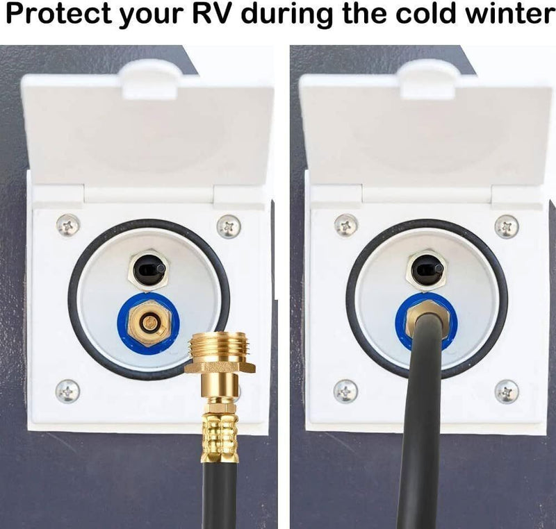 Camper Winterizing Kit Blowout Valve Adapter Hose for RV Trailer