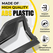 DURAFORCE Front Bumper Fog Light Lamp Grille Covers Bezel Trim for Ford Fusion 2019-2020