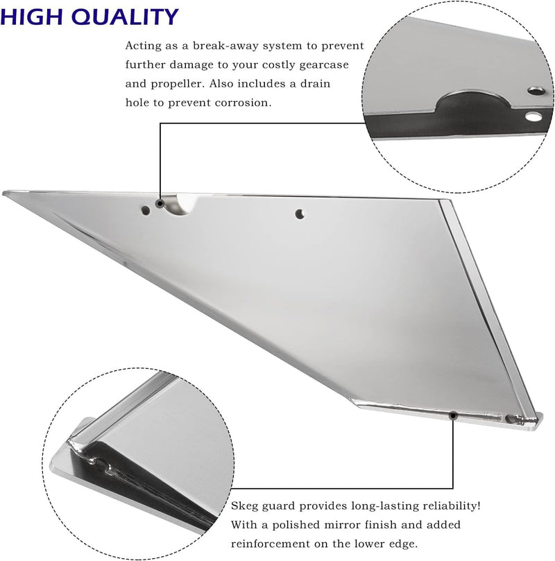 Inboard Skeg Guard Protecter for Volvo SX DP 1995-2006 Replace 99022 99052
