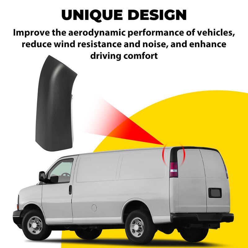 Exterior Left Side Molding Applique for Chevy Express for GMC Savana 2003-23