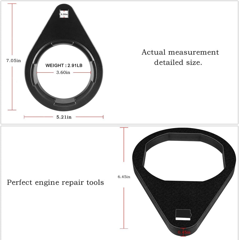 91-8053741,91-805374 Bearing Carrier Retainer Wrench Tool for Mercruiser Bravo 3