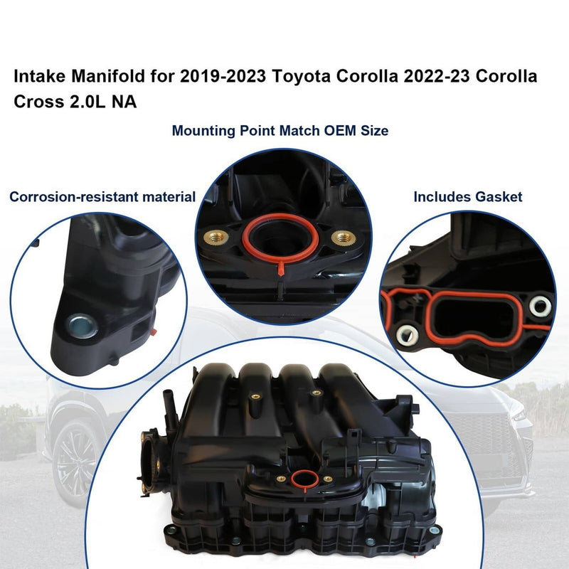 Intake Manifold w/Gasket for Toyota Corolla 2019-23 Corolla Cross 2022-23 2.0L