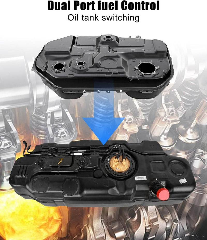 U7001 Fuel Gas Dual Tank Selector Valve 6 Port for Ford Chevy GMC Pickup Dodge