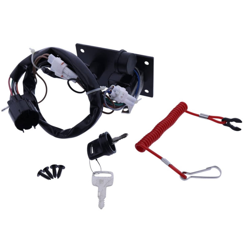 DURAFORCE 37100-96J24 Ignition Key Switch Panel for Suzuki Outboard Single Engine