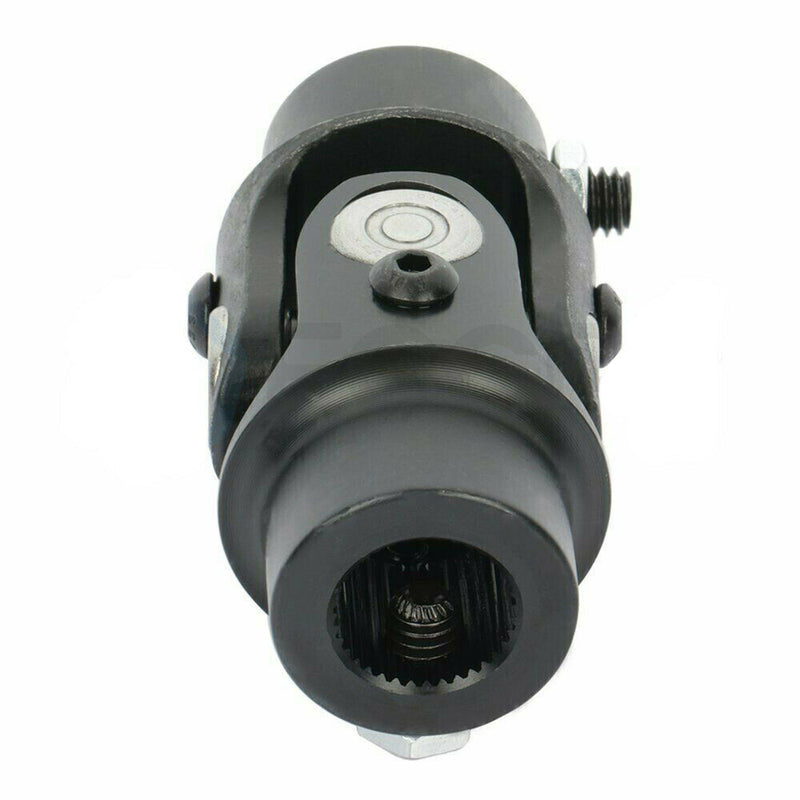 Universal Steering Single U-Joint Shaft 3/4" DD X 3/4" DD Black