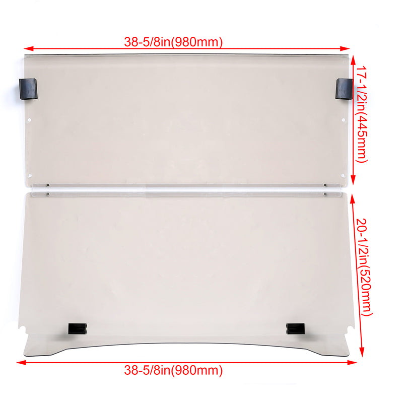 Tinted Folding Windshield Windscreen for Yamaha G29 Drive 2007-2016 Golf Cart