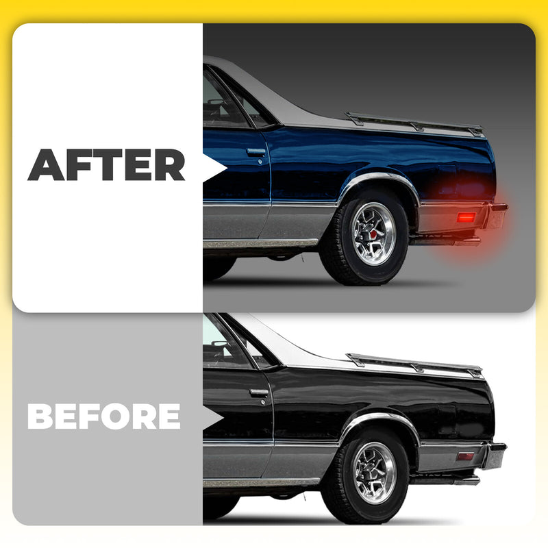 LED Rear Side Marker Parking Lights for El Camino Caballero Malibu 1978-1987